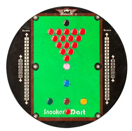 [BU-68236S] Bull's Game Dartboard Snooker