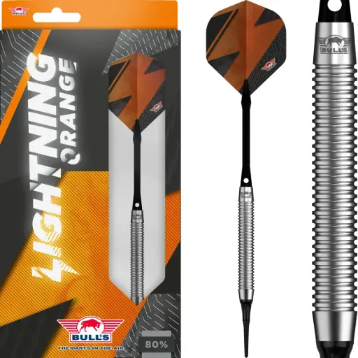[BU-33918] Bull's Softtip Lightning Orange 80% 18 gram 