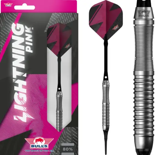 [BU-34019] Bull's Softtip Lightning Pink 80% 19 gram 